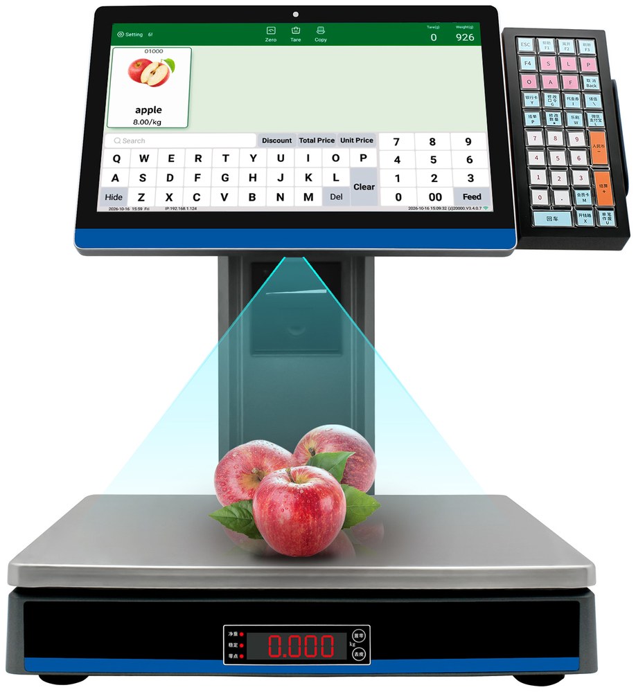 RS910W AI Cash Register Scale