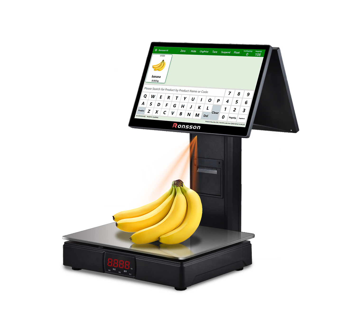 Ronsson AI Vision Scale with banana recognition